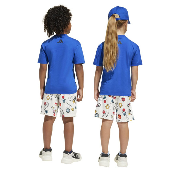 Adidas Παιδικό σετ Seasonal Essentials Fun Tee and Shorts Set